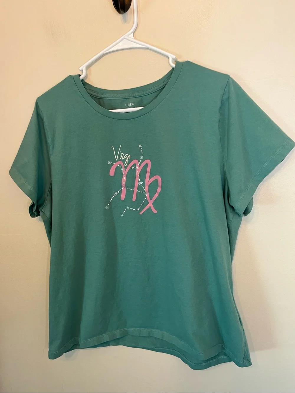 J. Crew Collector Tee Virgo Zodiac Astrology Short Sleeve Shirt Size XXL EUC